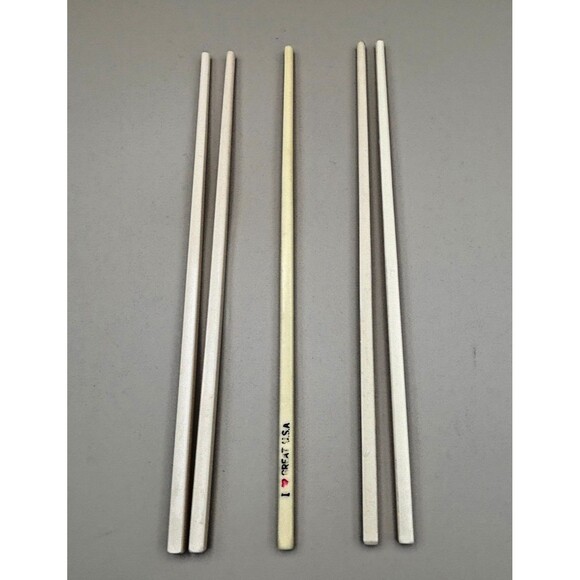 Chopsticks Vintage Large "I Love Great America" "I Heart Great U.S.A." from 1946 - Picture 1 of 5